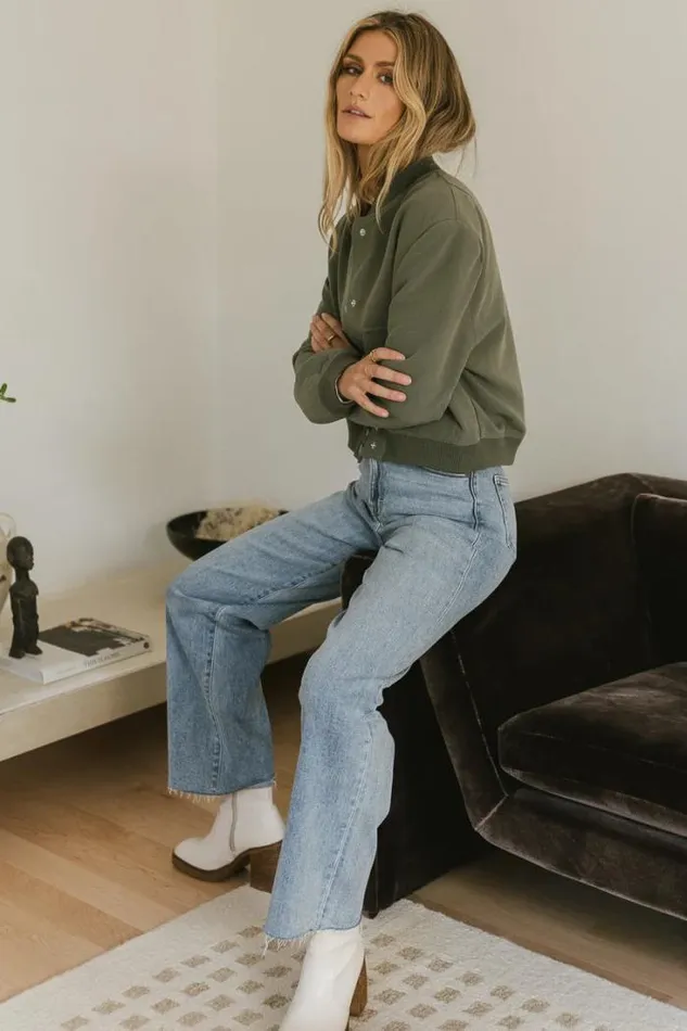 Bohme Outerwear Jocelyn Jacket In Olive Olive 8211 Women Bohme Outerwear Jocelyn Jacket In Olive Olive 8211 Women