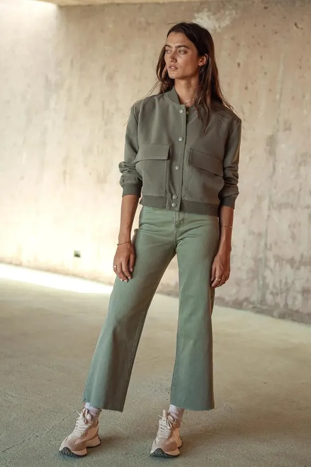 Bohme Outerwear Jocelyn Jacket In Olive Olive 8211 Women Bohme Outerwear Jocelyn Jacket In Olive Olive 8211 Women