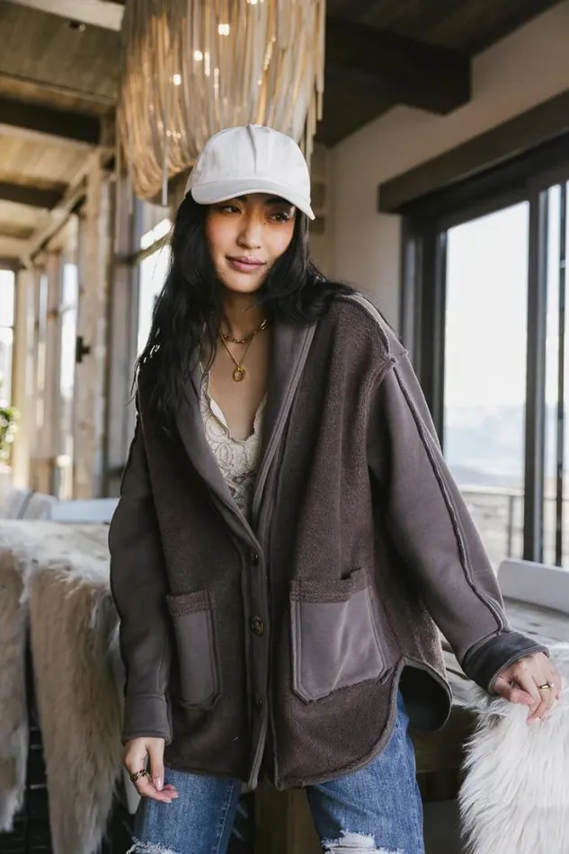 Bohme Outerwear Sophie Cozy Jacket In Brown Brown 8211 Women Bohme Outerwear Sophie Cozy Jacket In Brown Brown 8211 Women