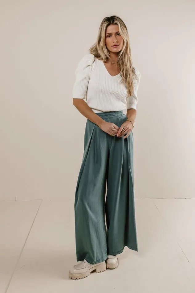 Bohme Pants Katie Wide Leg Pants In Teal Teal 8211 Women Bohme Pants Katie Wide Leg Pants In Teal Teal 8211 Women