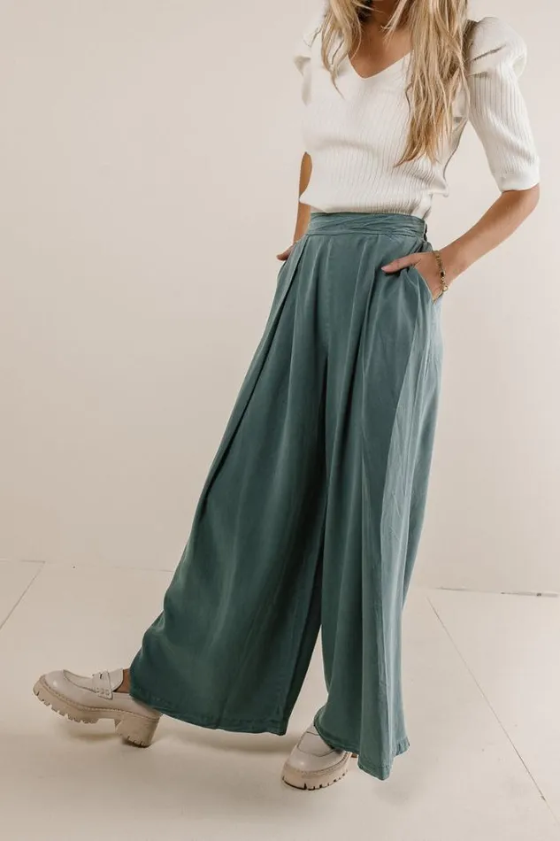 Bohme Pants Katie Wide Leg Pants In Teal Teal 8211 Women Bohme Pants Katie Wide Leg Pants In Teal Teal 8211 Women