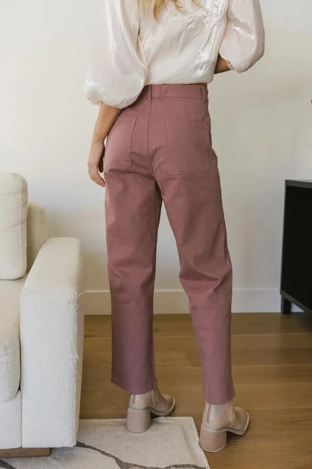 Bohme Pants Magnolia Straight Leg Pants In Mauve Mauve 8211 Women Bohme Pants Magnolia Straight Leg Pants In Mauve Mauve 8211 Women