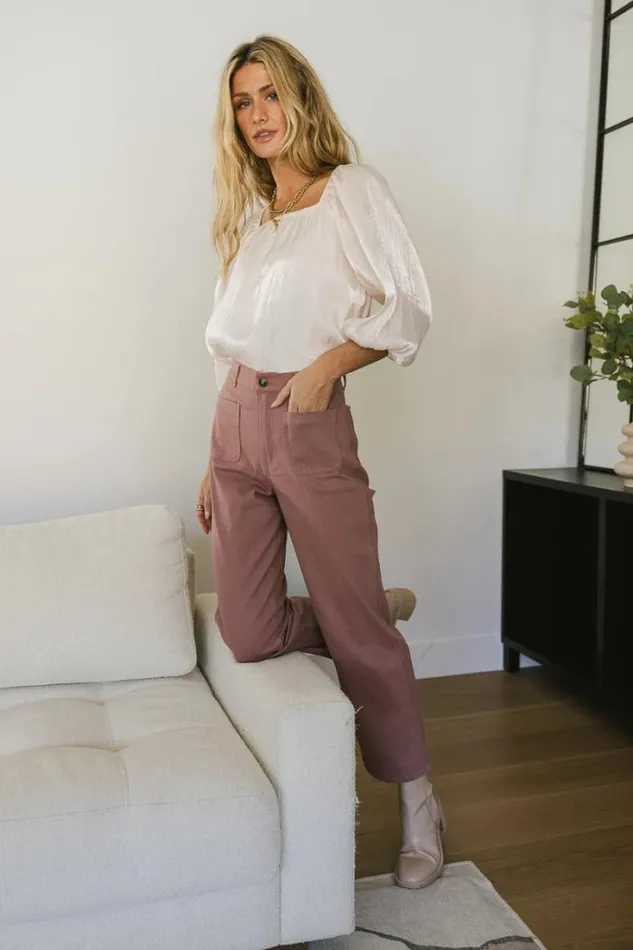 Bohme Pants Magnolia Straight Leg Pants In Mauve Mauve 8211 Women Bohme Pants Magnolia Straight Leg Pants In Mauve Mauve 8211 Women