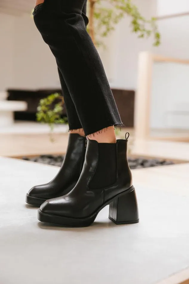 Bohme Shoes Fallon Heeled Boots In Black 8211 FINAL SALE Black 8211 Women