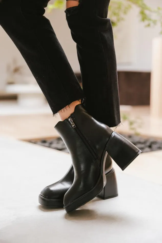 Bohme Shoes Fallon Heeled Boots In Black 8211 FINAL SALE Black 8211 Women