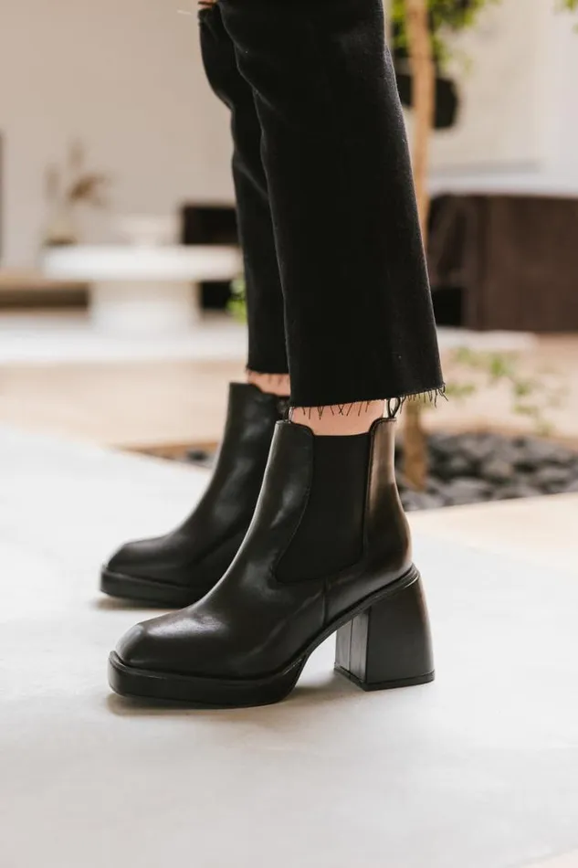 Bohme Shoes Fallon Heeled Boots In Black 8211 FINAL SALE Black 8211 Women