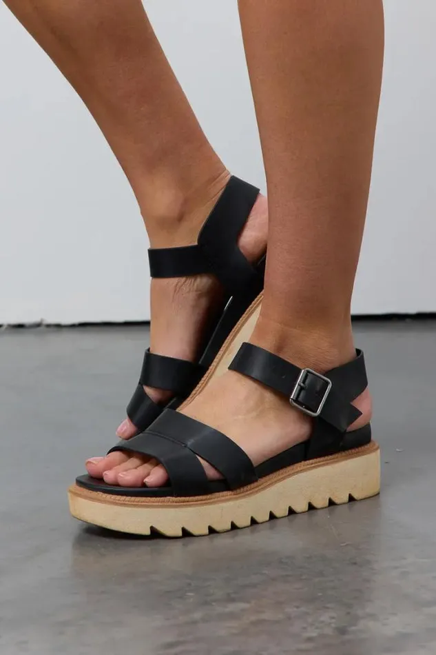 Bohme Shoes Jovie Platform Sandals In Black Black 8211 Women