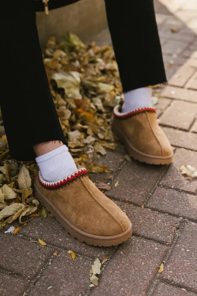 Bohme Shoes Zen Cozy Slippers Cognac 8211 Women