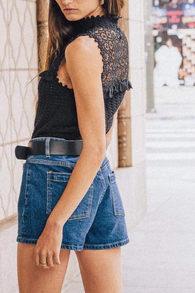 Bohme Shorts Gillian Denim Shorts Dark Wash 8211 Women
