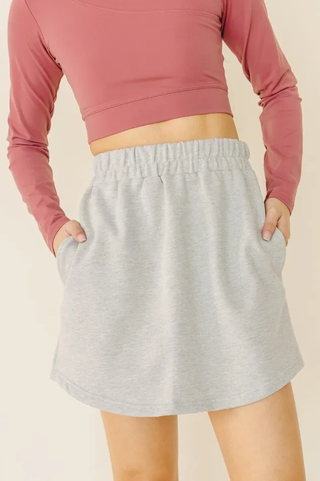 Bohme Skirts Eve Active Skirt In Grey 8211 FINAL SALE Grey 8211 Women Bohme Skirts Eve Active Skirt In Grey 8211 FINAL SALE Grey 8211 Women