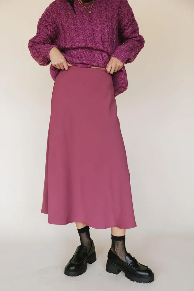 Bohme Skirts Kamila Skirt In Mauve Mauve 8211 Women