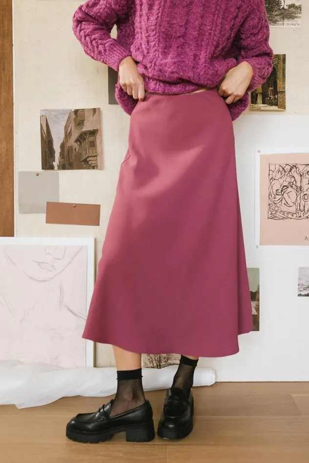 Bohme Skirts Kamila Skirt In Mauve Mauve 8211 Women Bohme Skirts Kamila Skirt In Mauve Mauve 8211 Women