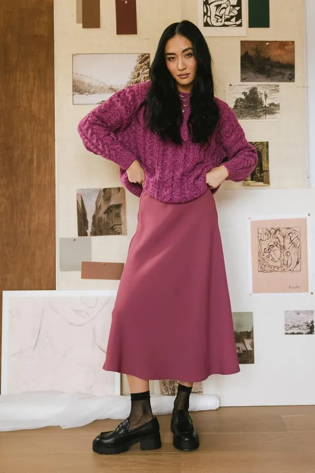 Bohme Skirts Kamila Skirt In Mauve Mauve 8211 Women Bohme Skirts Kamila Skirt In Mauve Mauve 8211 Women