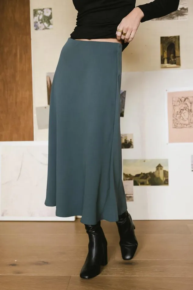 Bohme Skirts Kamila Skirt In Teal Teal 8211 Women