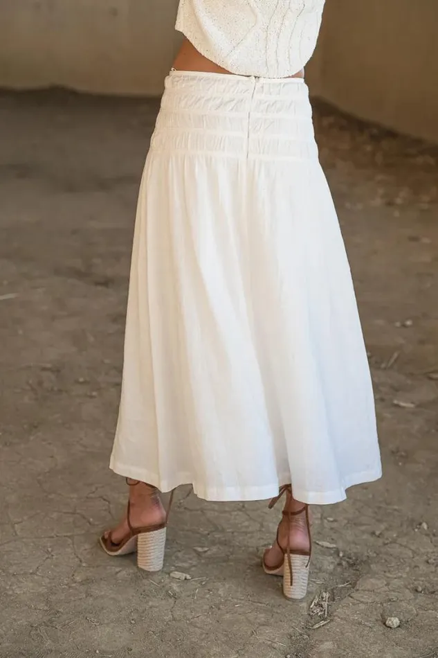 Bohme Skirts Nyla Skirt In Ivory Ivory 8211 Women Bohme Skirts Nyla Skirt In Ivory Ivory 8211 Women