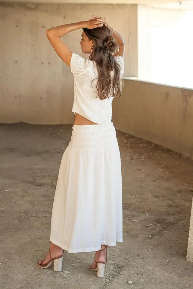 Bohme Skirts Nyla Skirt In Ivory Ivory 8211 Women Bohme Skirts Nyla Skirt In Ivory Ivory 8211 Women