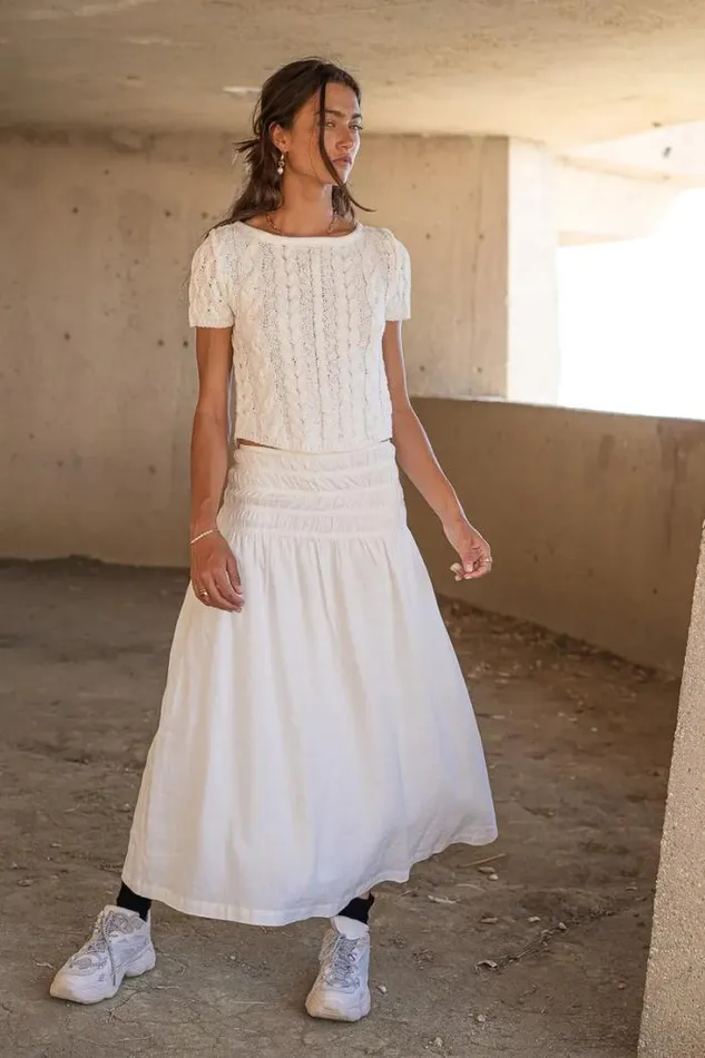 Bohme Skirts Nyla Skirt In Ivory Ivory 8211 Women Bohme Skirts Nyla Skirt In Ivory Ivory 8211 Women