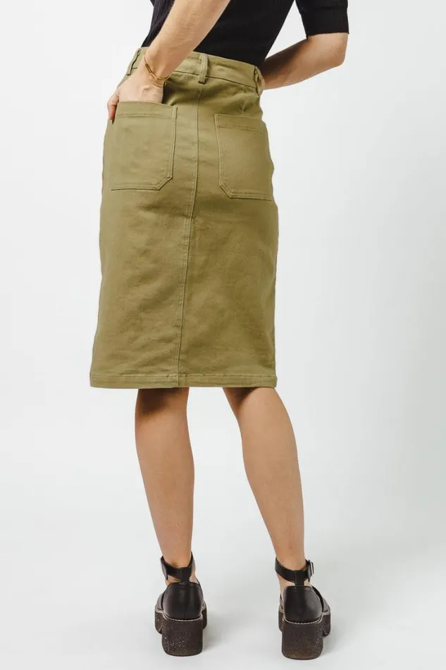 Bohme Skirts Sofia Skirt In Olive Olive 8211 Women