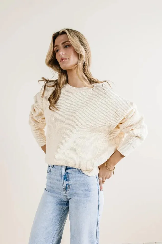 Bohme Sweaters Alyssa Knit Sweater In Ivory Ivory 8211 Women Bohme Sweaters Alyssa Knit Sweater In Ivory Ivory 8211 Women