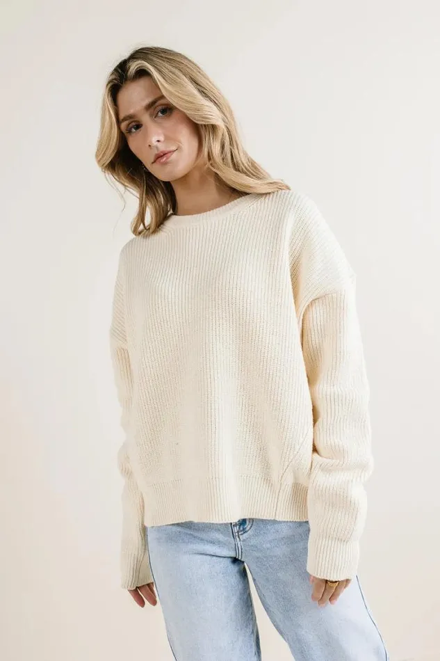 Bohme Sweaters Alyssa Knit Sweater In Ivory Ivory 8211 Women Bohme Sweaters Alyssa Knit Sweater In Ivory Ivory 8211 Women