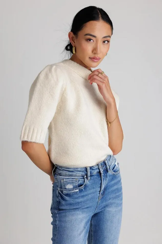 Bohme Sweaters Aysha Tie Back Sweater Ivory 8211 Women Bohme Sweaters Aysha Tie Back Sweater Ivory 8211 Women