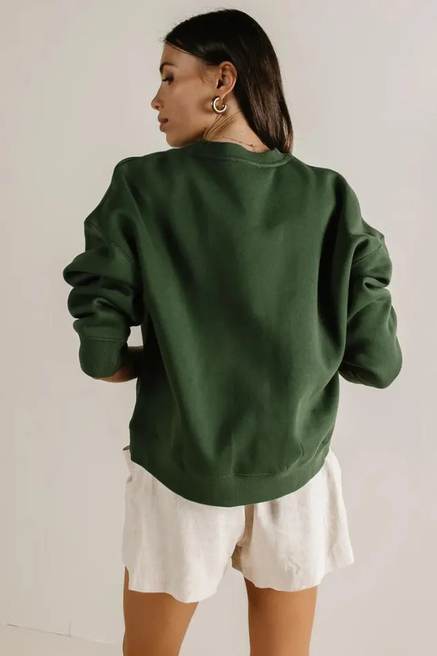 Bohme Sweaters Dubai Embroidered Sweatshirt Green 8211 Women Bohme Sweaters Dubai Embroidered Sweatshirt Green 8211 Women