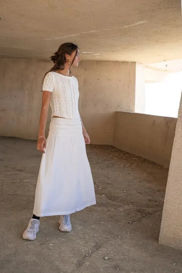Bohme Sweaters Jane Sweater Top In Ivory Ivory 8211 Women Bohme Sweaters Jane Sweater Top In Ivory Ivory 8211 Women