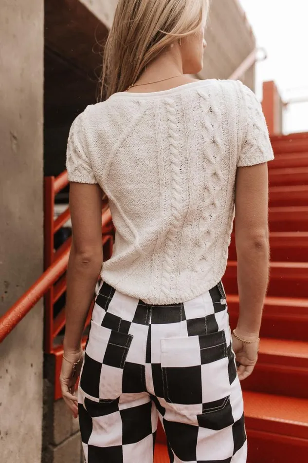 Bohme Sweaters Jane Sweater Top In Ivory Ivory 8211 Women Bohme Sweaters Jane Sweater Top In Ivory Ivory 8211 Women