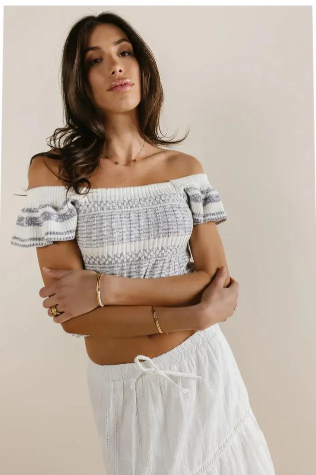 Bohme Sweaters Quinn Sweater Crop Top Cream 8211 Women Bohme Sweaters Quinn Sweater Crop Top Cream 8211 Women
