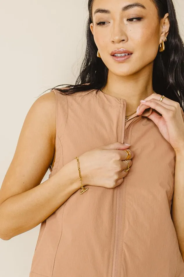 Bohme Tops Amelia Lightweight Vest In Rose 8211 FINAL SALE Rose 8211 Women Bohme Tops Amelia Lightweight Vest In Rose 8211 FINAL SALE Rose 8211 Women