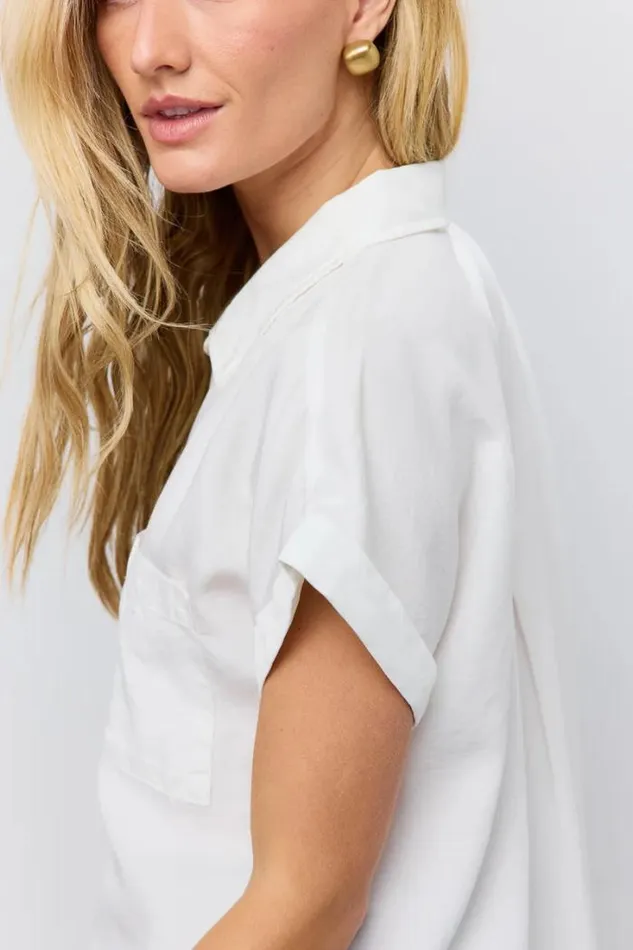 Bohme Tops Avery Button Up In Off White Off White 8211 Women Bohme Tops Avery Button Up In Off White Off White 8211 Women