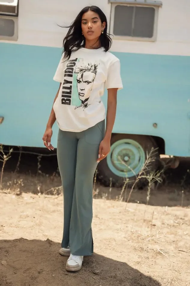 Bohme Tops Billy Idol Graphic Tee 8211 FINAL SALE White 8211 Women Bohme Tops Billy Idol Graphic Tee 8211 FINAL SALE White 8211 Women