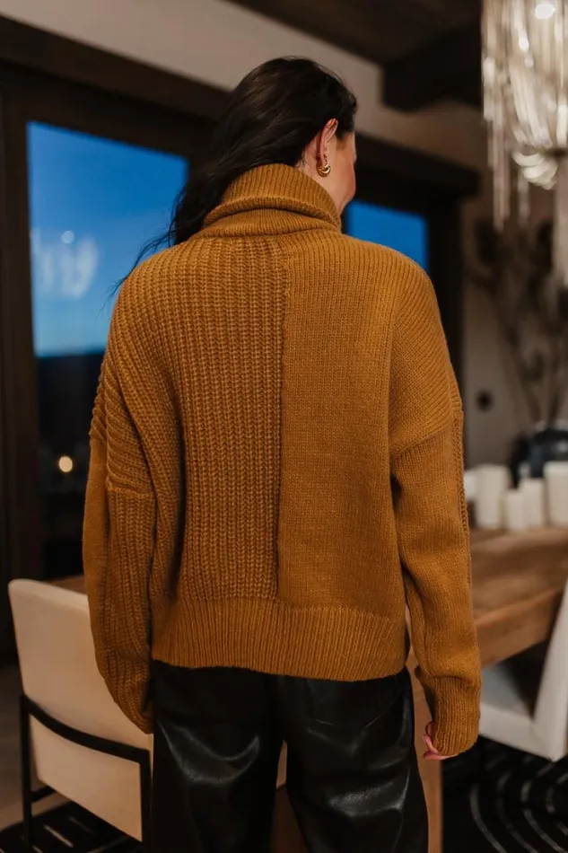 Bohme Tops Catherine Turtleneck Sweater In Brown Brown 8211 Women Bohme Tops Catherine Turtleneck Sweater In Brown Brown 8211 Women