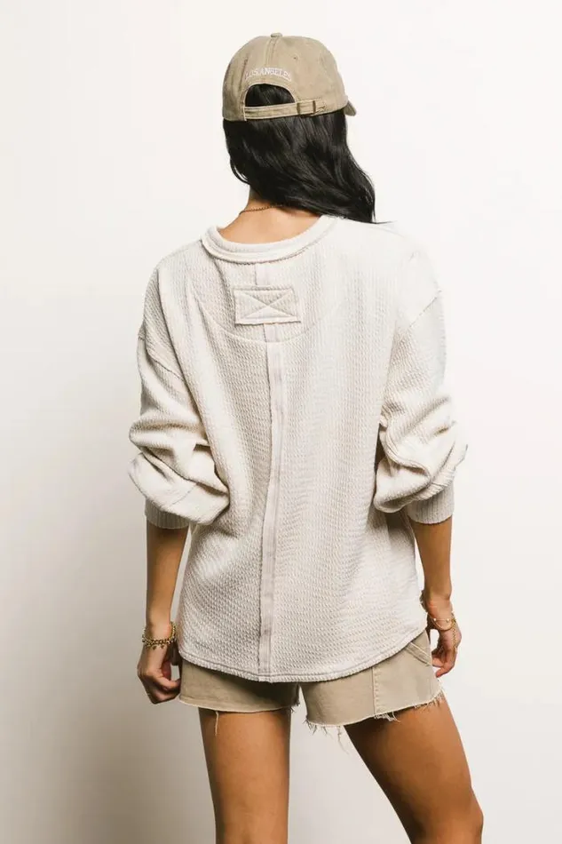 Bohme Tops Delaney Ribbed Knit Top In Cream Cream 8211 Women Bohme Tops Delaney Ribbed Knit Top In Cream Cream 8211 Women