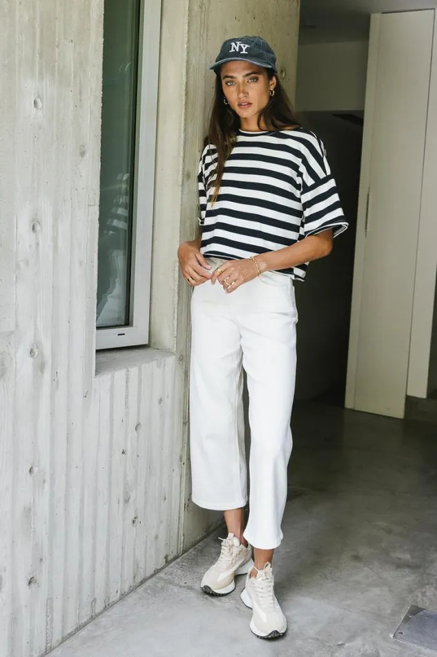 Bohme Tops Felix Striped Top In Navy Navy 8211 Women Bohme Tops Felix Striped Top In Navy Navy 8211 Women