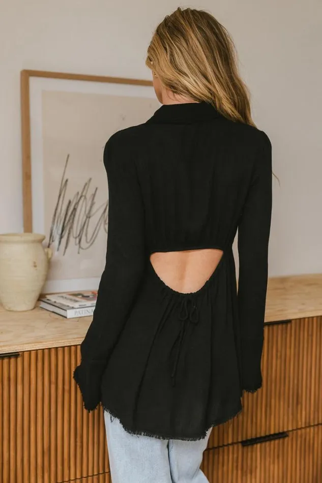 Bohme Tops Jesse Fringe Top In Black 8211 FINAL SALE Black 8211 Women Bohme Tops Jesse Fringe Top In Black 8211 FINAL SALE Black 8211 Women