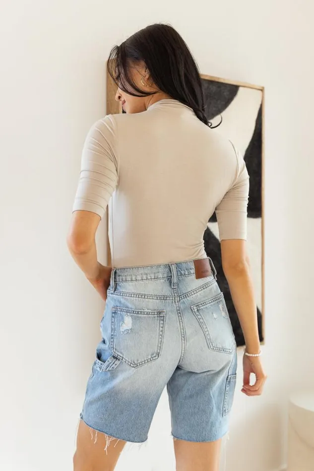 Bohme Tops Kaya Mock Neck Bodysuit In Mocha Mocha 8211 Women Bohme Tops Kaya Mock Neck Bodysuit In Mocha Mocha 8211 Women