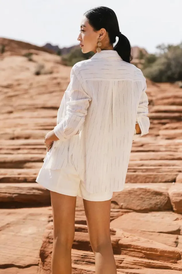 Bohme Tops Libby Printed Button Up Cream 8211 Women Bohme Tops Libby Printed Button Up Cream 8211 Women