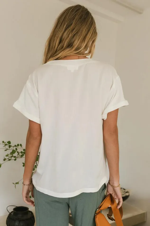 Bohme Tops Logan Contrast Top In White White 8211 Women Bohme Tops Logan Contrast Top In White White 8211 Women