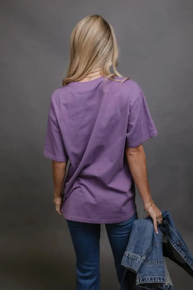 Bohme Tops Peonies In A Vase Graphic Tee Purple 8211 Women Bohme Tops Peonies In A Vase Graphic Tee Purple 8211 Women