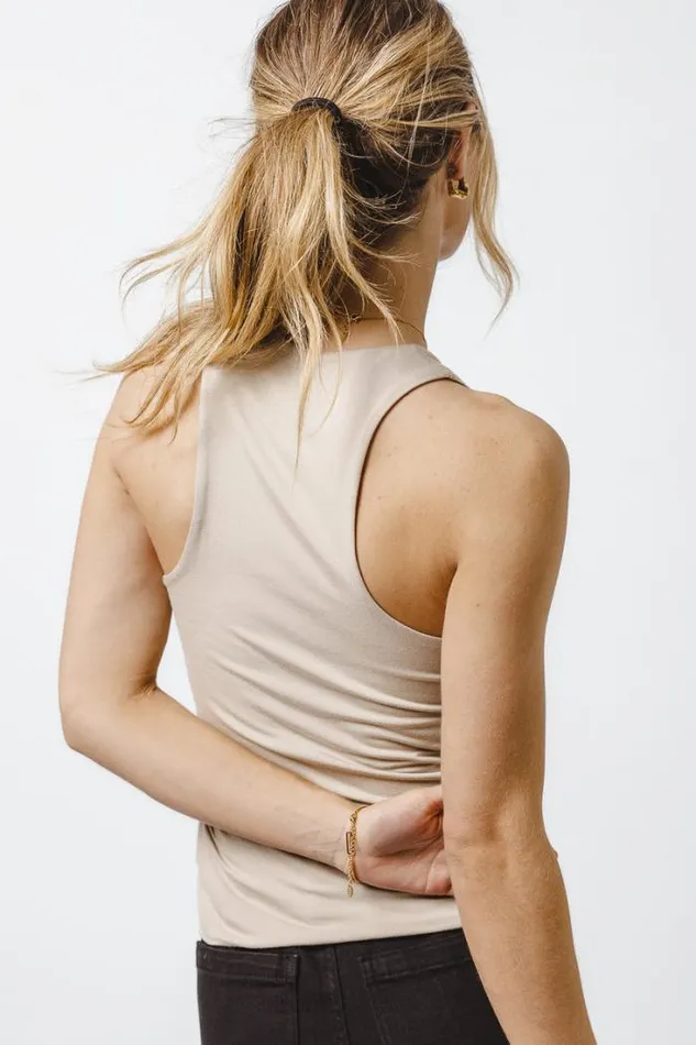 Bohme Tops Quinn Tank In Mocha Mocha 8211 Women Bohme Tops Quinn Tank In Mocha Mocha 8211 Women