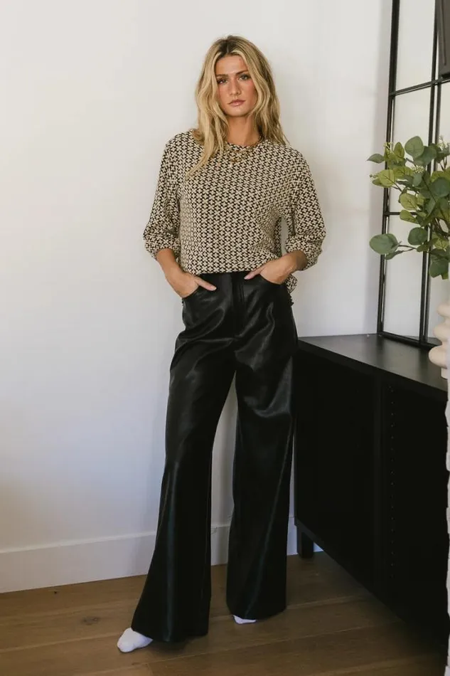 Bohme Tops Robyn Printed Top Black 8211 Women Bohme Tops Robyn Printed Top Black 8211 Women