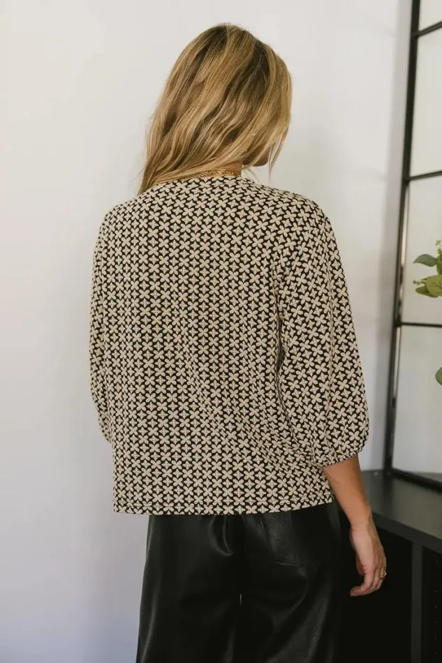 Bohme Tops Robyn Printed Top Black 8211 Women Bohme Tops Robyn Printed Top Black 8211 Women