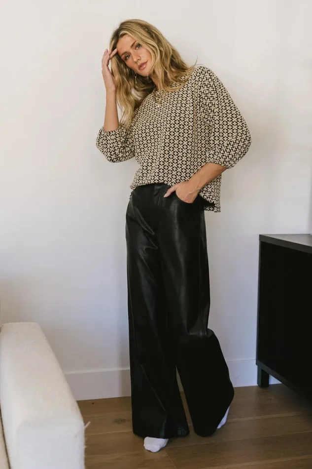 Bohme Tops Robyn Printed Top Black 8211 Women Bohme Tops Robyn Printed Top Black 8211 Women