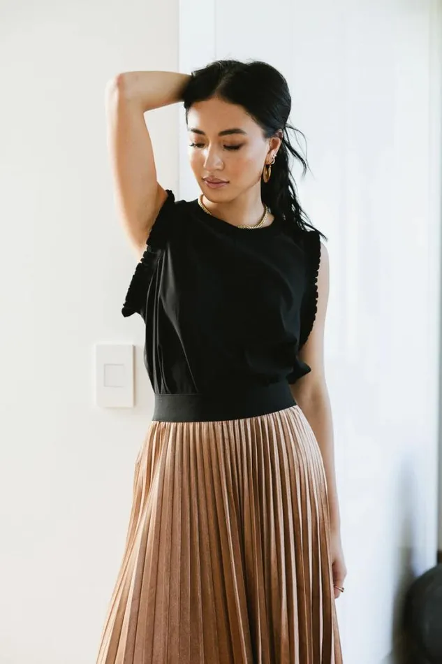 Bohme Tops Rosie Tank Top In Black 8211 FINAL SALE Black 8211 Women Bohme Tops Rosie Tank Top In Black 8211 FINAL SALE Black 8211 Women