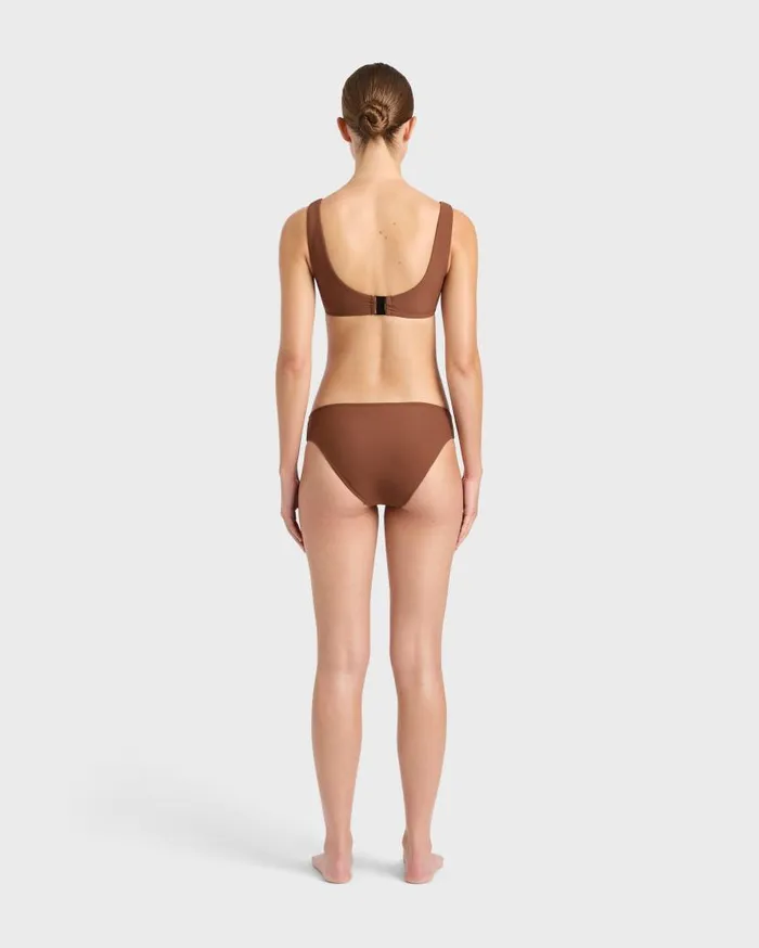 BONDI BORN Bikini Tops Verona Bikini Top 8211 Cocoa 8211 Women
