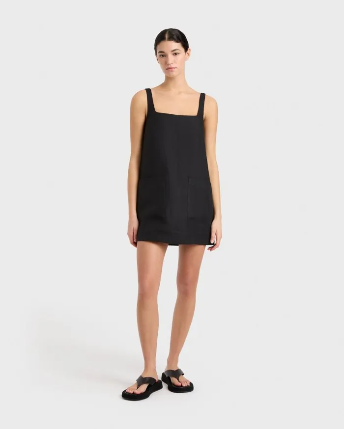 BONDI BORN Dresses Delphi Aline Mini Dress 8211 Black 8211 Women