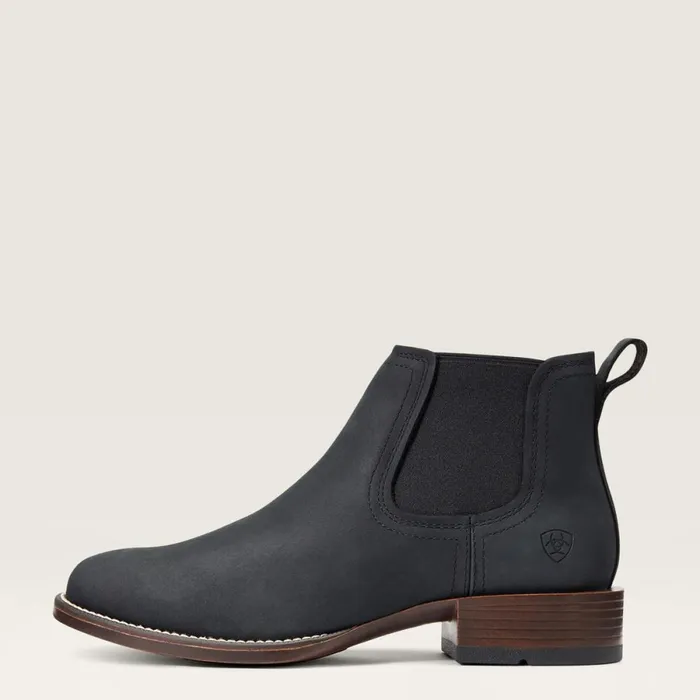 Booker Ultra Round Toe Western Boot Den Black Men Ariat Western Boots