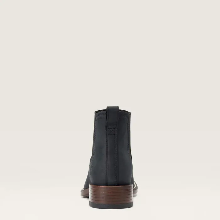 Booker Ultra Round Toe Western Boot Den Black Men Ariat Western Boots
