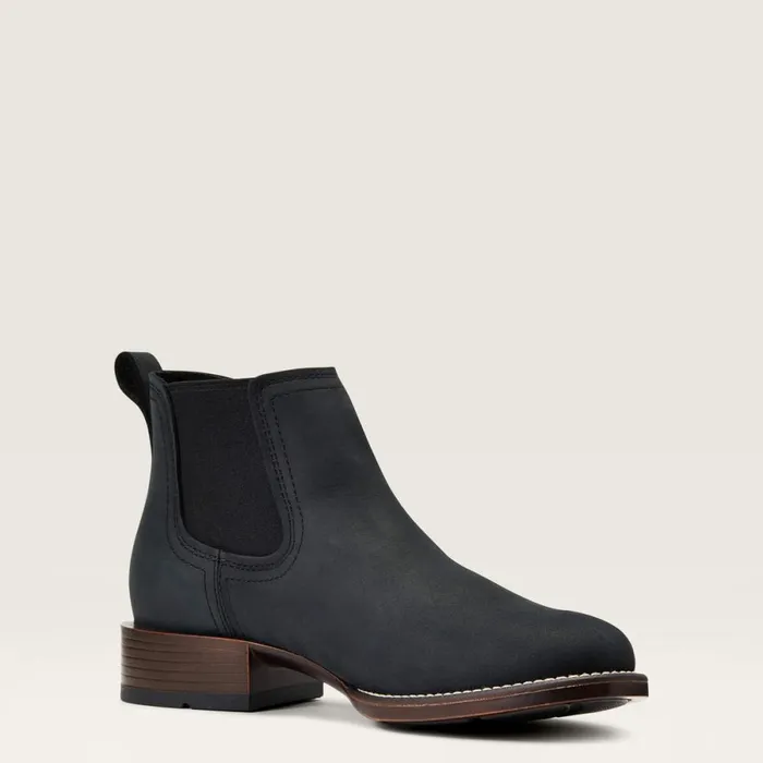 Booker Ultra Round Toe Western Boot Den Black Men Ariat Western Boots